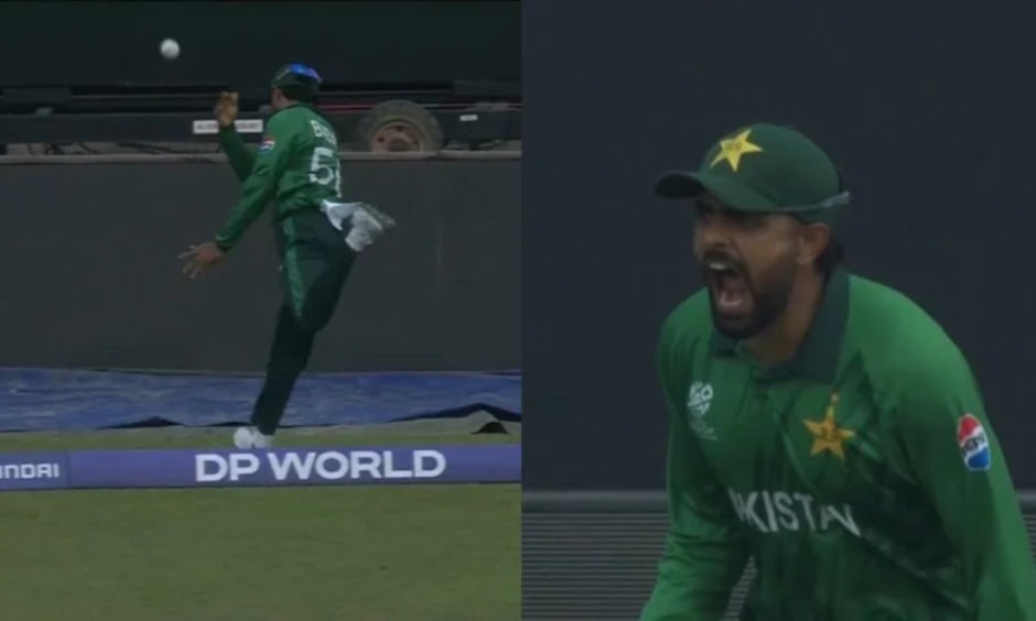 Babar Produces Brilliant Boundary Line Take Vs Netherlands In T20 World Cup