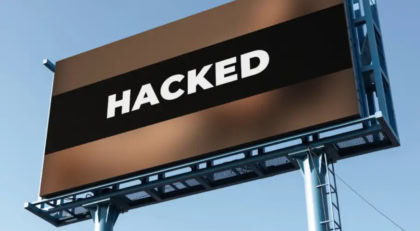 DHA Karachi Digital Billboards hacked