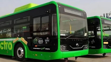 Punjab Government Launches Electric Bus Service In Rajanpur