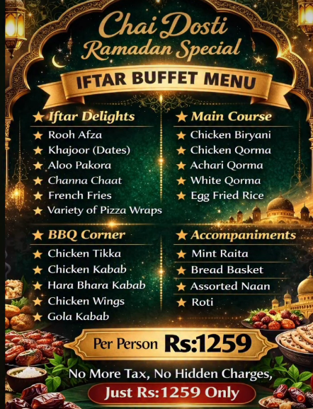 Ramadan 2026 Must Try Iftar Buffets Across Karachi 