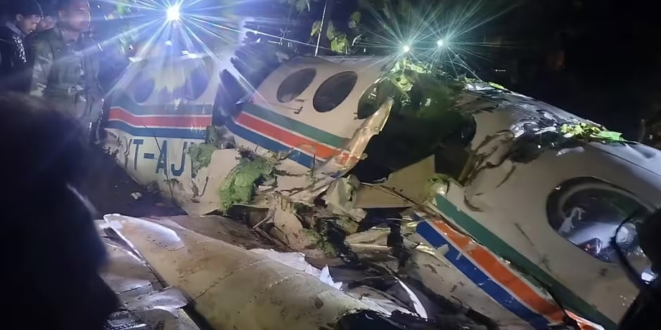 Ranchi Delhi Air Ambulance Crash Leaves 7 Dead In Jharkhand