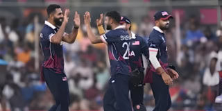 T20 World Cup 2026 Usa Defeats Namibia Keeping Super 8 Hopes Alive