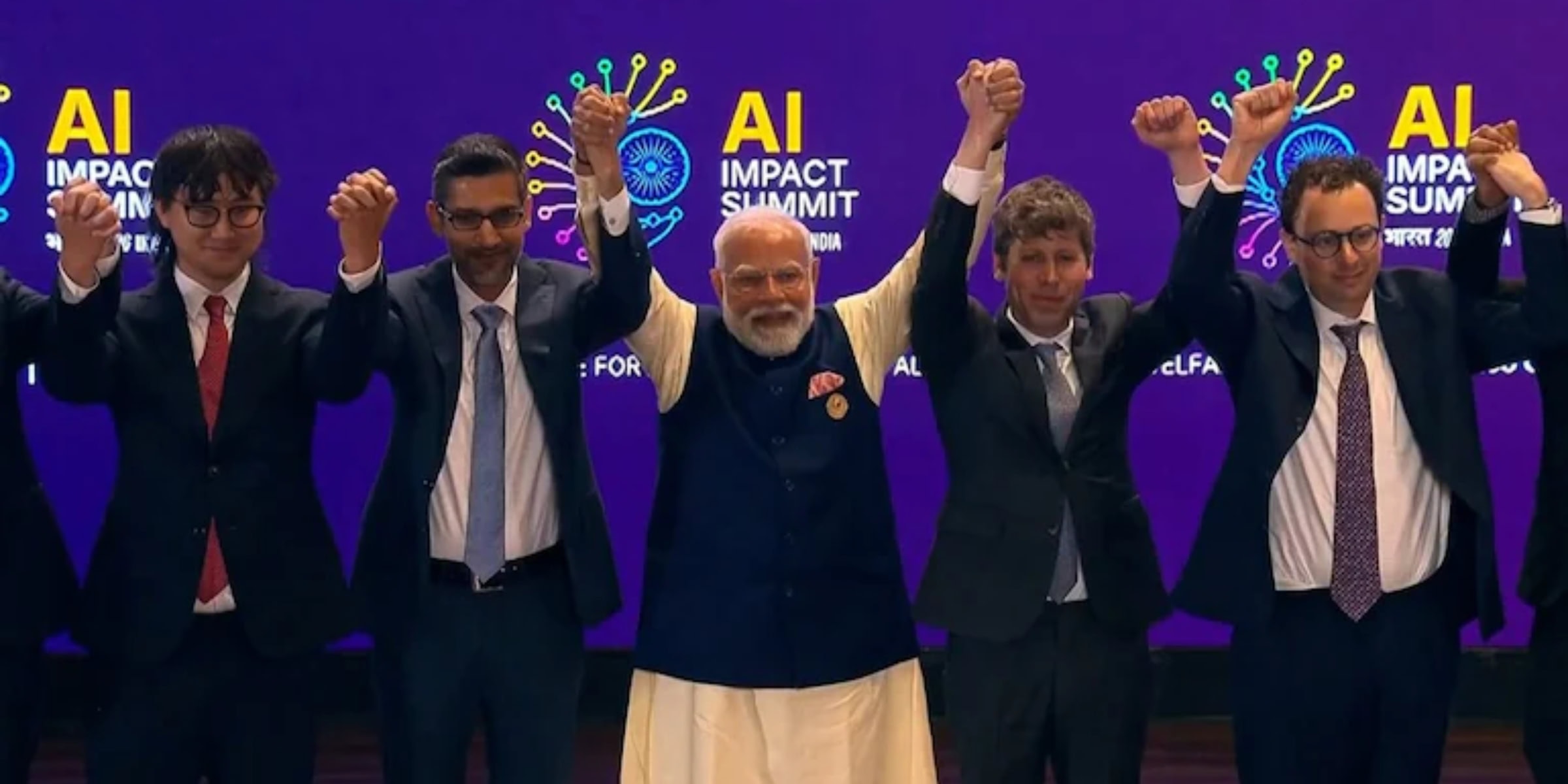 PM Modi with AI CEOs