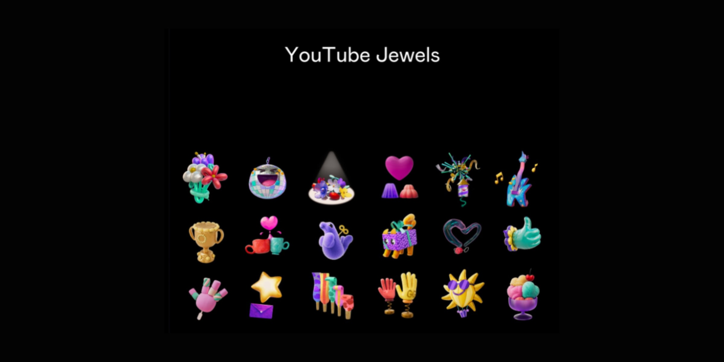 Jewels, the virtual YouTube money for livestreaming