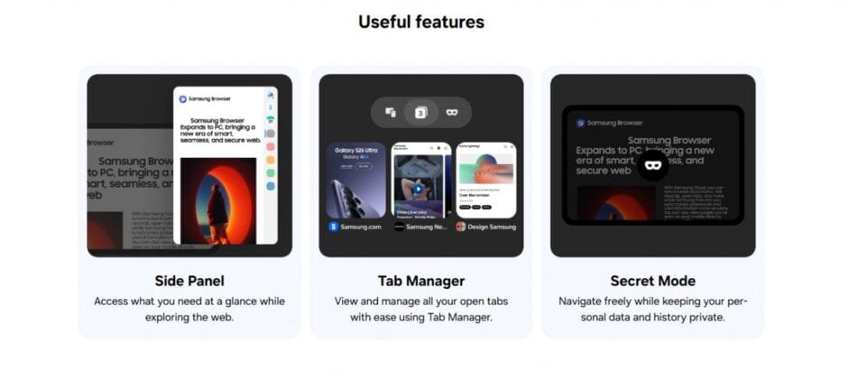 Samsung Browser Feature