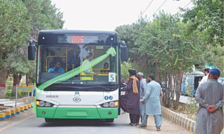 Balochistan Launches Modern Green Buses In Turbat