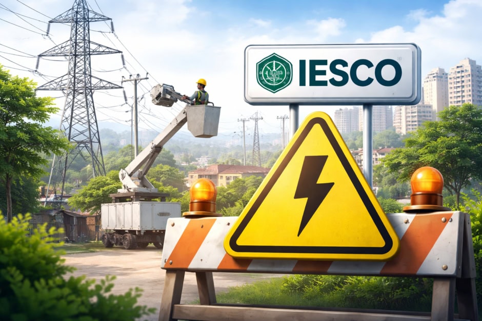 Iesco Announces Power Outage In Multiple Areas On Saturday