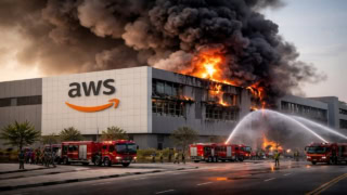 Iranian Missile Causes Fire At Aws Uae Cloud Facility