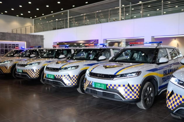 Islamabad Traffic Police BYD Atto 2
