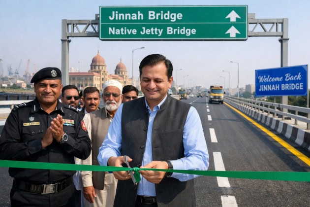 Karachi Opens Upgraded Jinnah Bridge After Rs 609 Million Rehabilitation