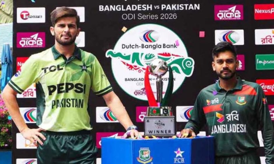 Pakistan And Bangladesh Unveil Trophy Ahead Of Odi Series