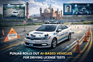 Punjab Introduces Ai Based Vehicles For Driving License Tests In Lahore