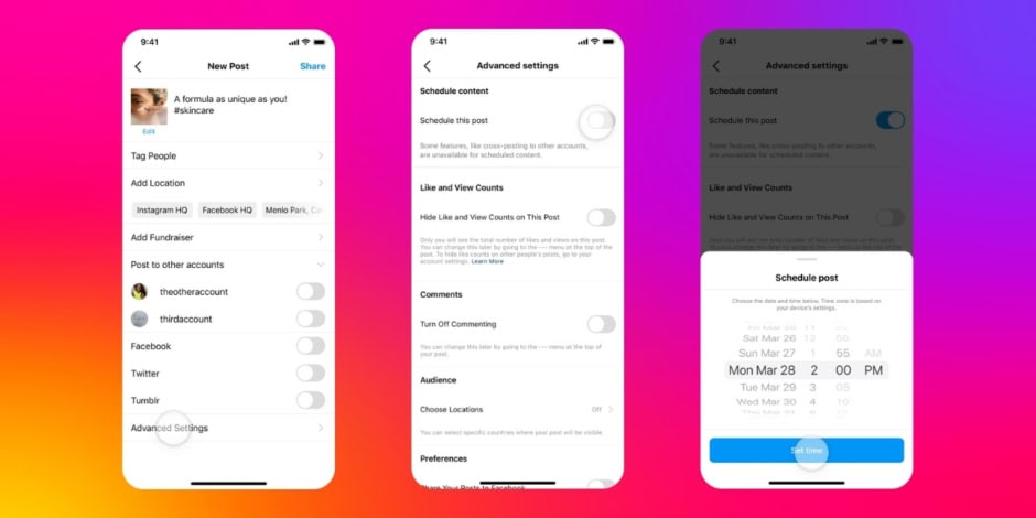 The End Of Buffer Instagram Makes Native Scheduling Free For Everyone