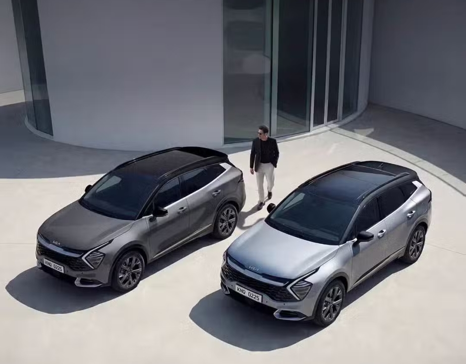 Kia Sportage L Hev Color Variants