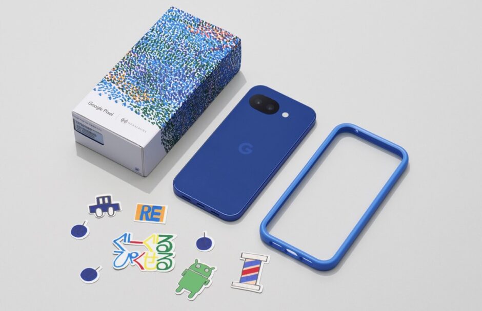 Pixel 10a Blue Color Box