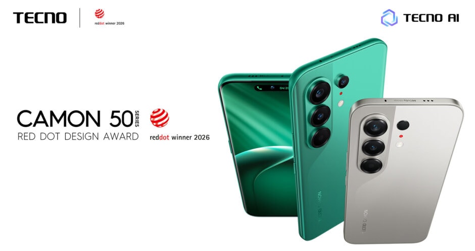 TECNO CAMON 50 Series Wins Red Dot & MUSE Design Awards 2026 for Innovative Smartphone Design
