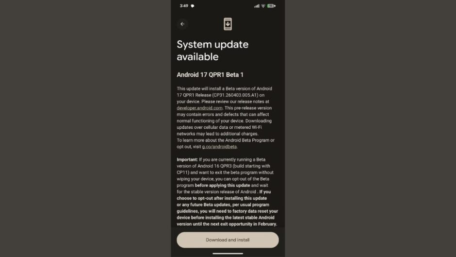 Android Updates