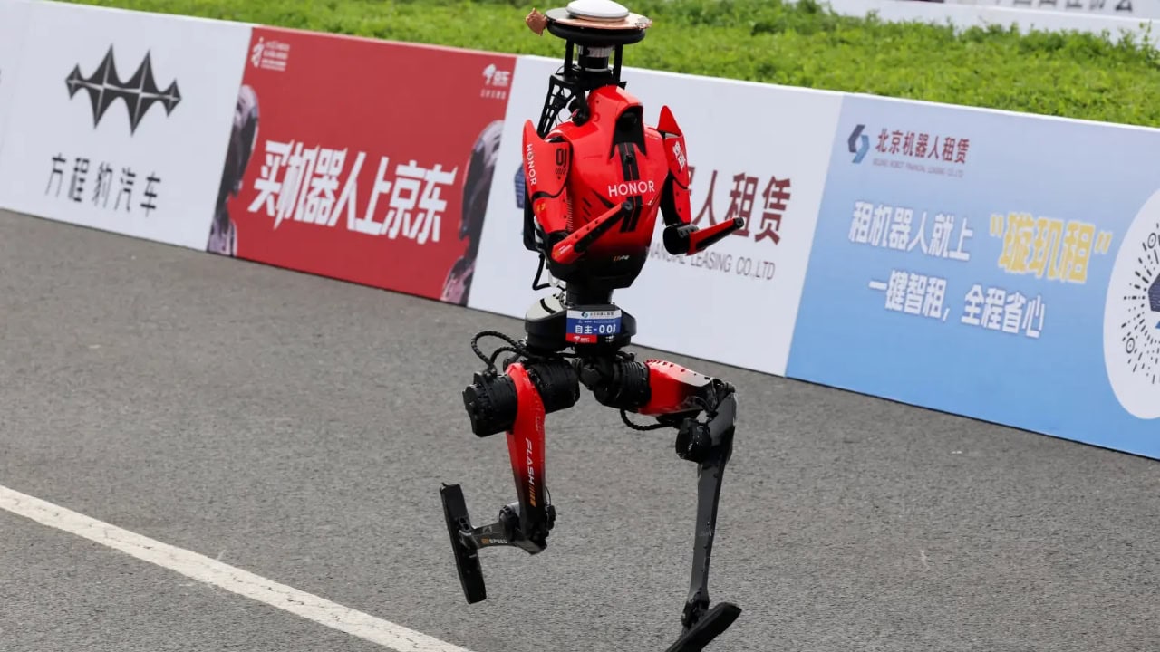 Chinese Robot Breaks Human Half Marathon World Record