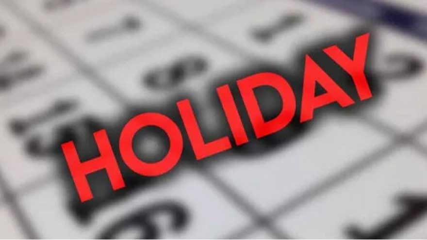 Nationwide Holiday on May 01