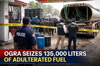 Ogra Seizes 135000 Liters Of Adulterated Fuel In Major Raid