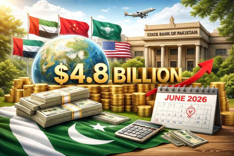Pakistan To Repay 4 8 Billion Foreign Debt By June 2026