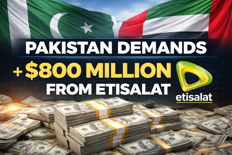 Pakistan Urged To Recover 800 Million From Etisalat After Uaes Sudden Debt Demand