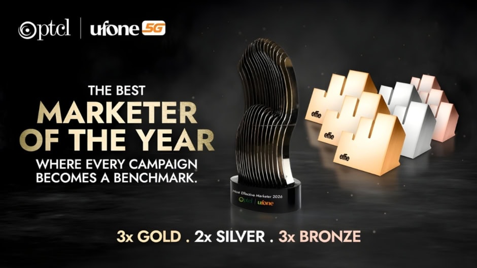 Ptcl Ufone Crowned Effective Marketer Of The Year In Addition To 8 Honors At Effie Awards 2026