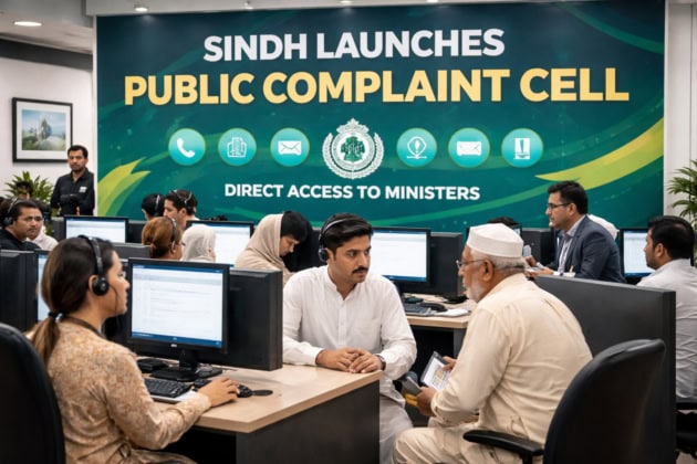 Sindh Launches Public Complaint Cell For Direct Access To Ministers