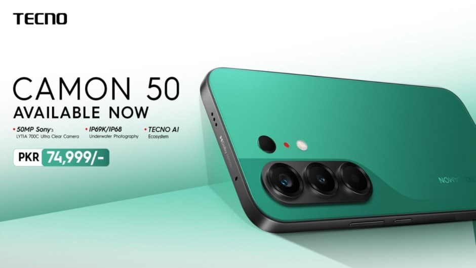 Tecno Camon 50 Launches In Pakistan With Underwater Photography And Advanced Tecno Ai