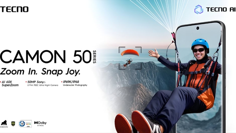 Tecno Camon 50 Pro Launched In Pakistan With Ai 60x Super Zoom Flashsnap Underwater Photography
