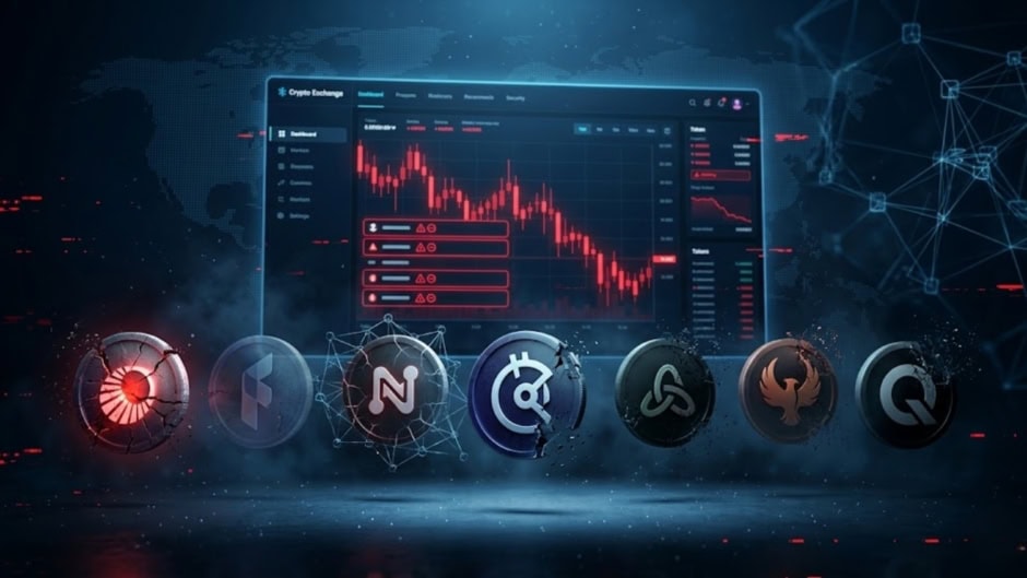 Why These Seven Crypto Tokens Are Flashing Warning Signs In 2026