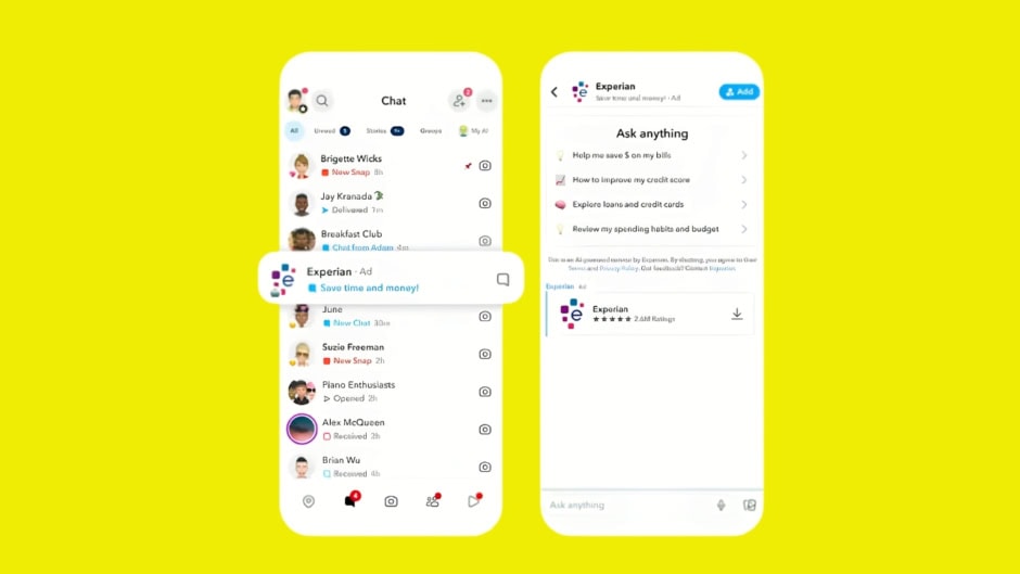 You Will Now See Ai Branded Snaps Directly In Your Chats
