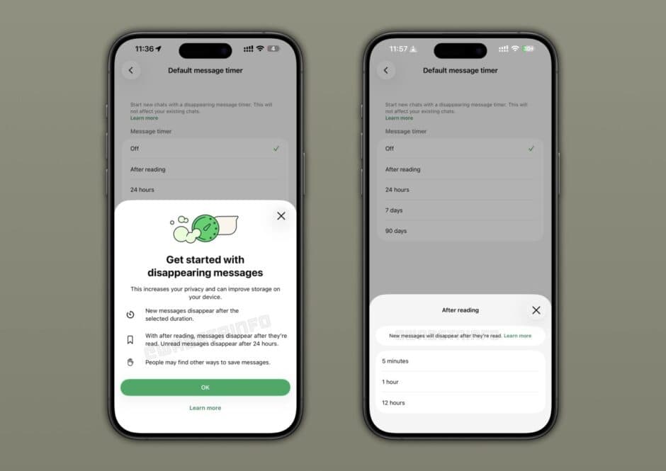 Whatsapp View Once Messages Feature