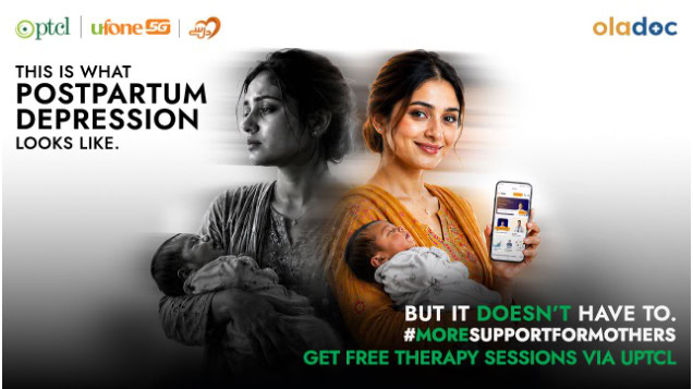 Ptcl Ufone Partner With Oladoc To Bring Free Mental Health Support To Pakistans New Mothers