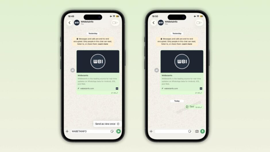 View Once” Text Messages On Ios