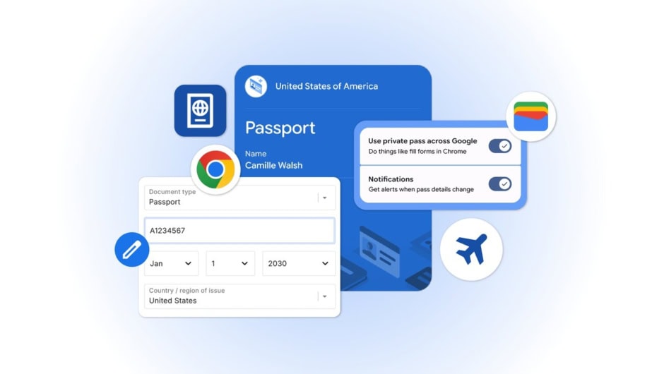 Google Autofill and Wallet Features
