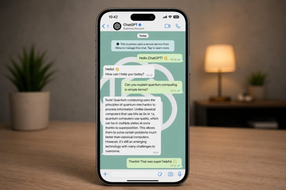 Chatgpt Is Now Available On Whatsapp Across The Eea