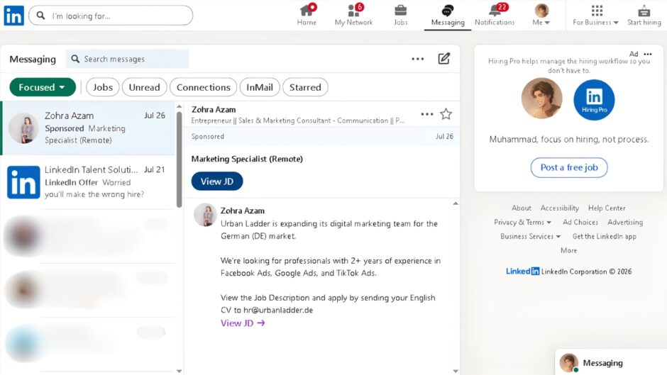 LinkedIn Job Ads