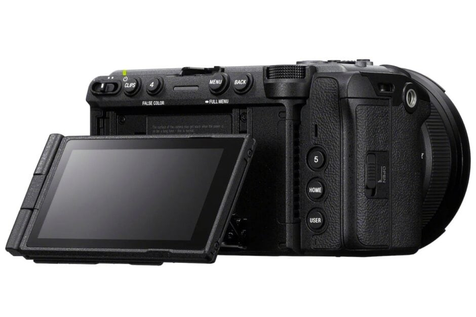 Sony Fx5 Camera Display Screen