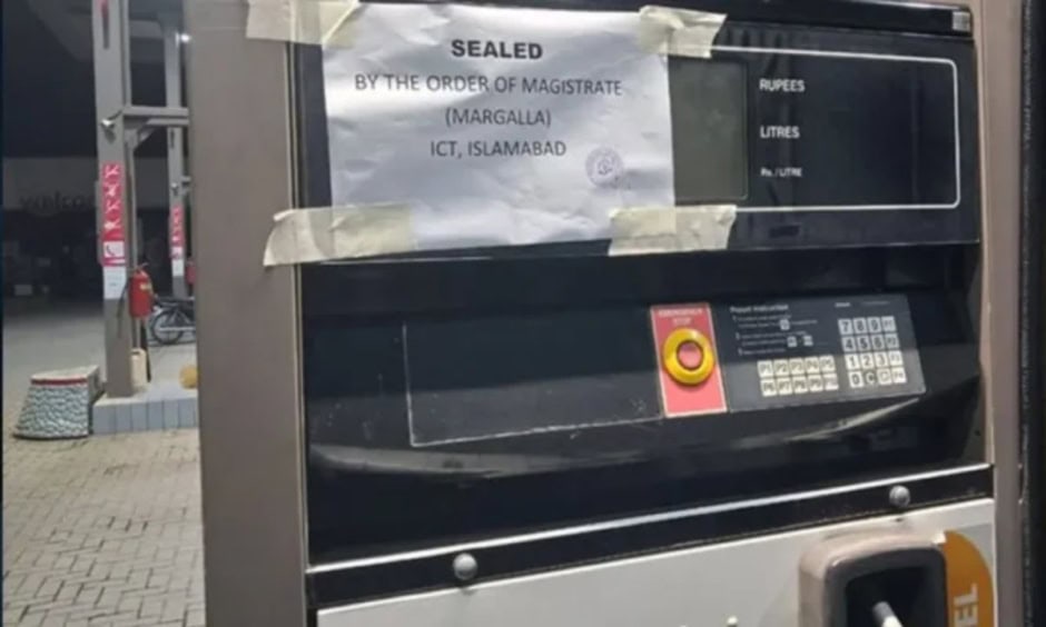 Islamabad Petrol Station Sealed Over Fuel Fraud Claim