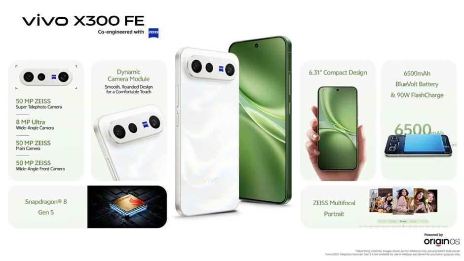 Vivo X300 Fe Specs