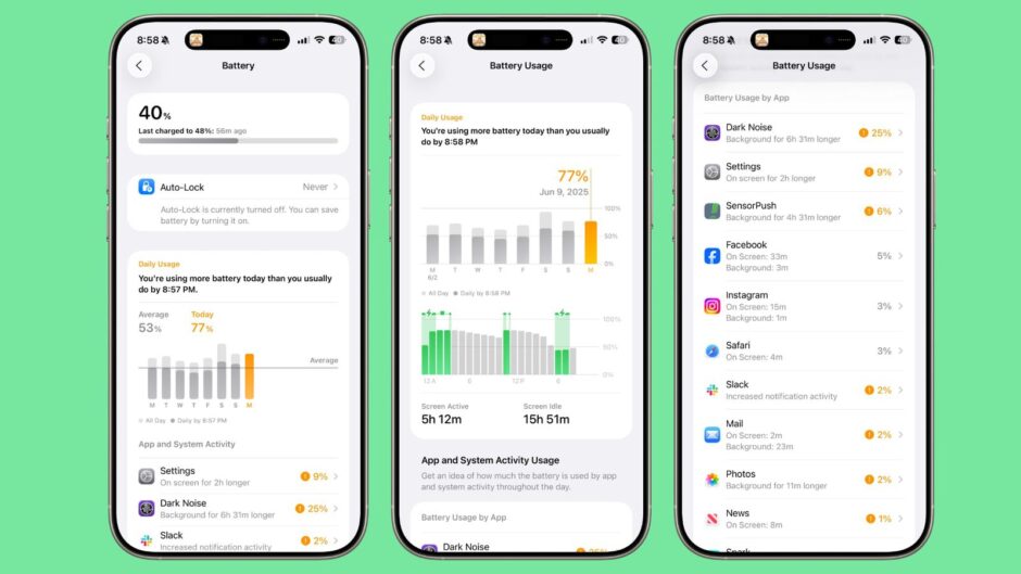Apps Are Using The Most Battery