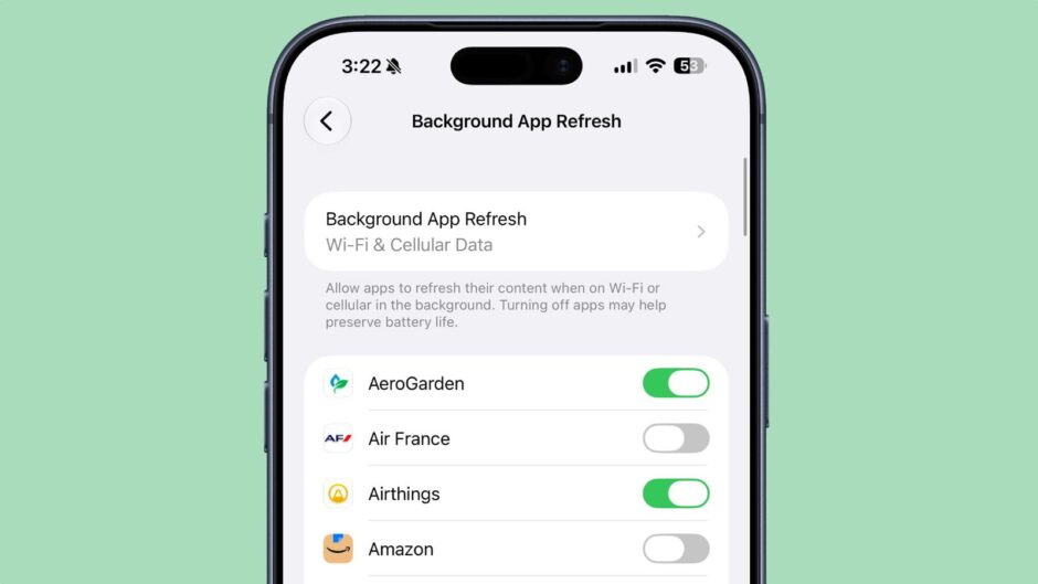 Background App Refresh
