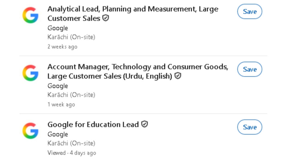 Google Jobs