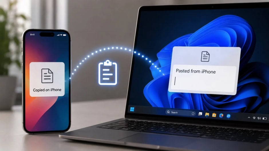 iPhone and Windows Clipboard Sync