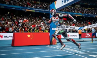 Chinese Robot Shatters Usain Bolts 100m World Record
