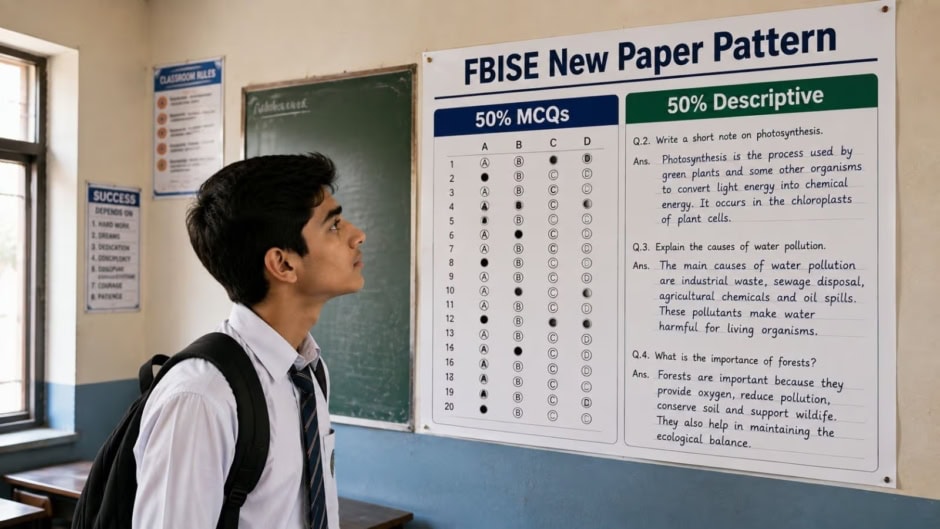 FBISE New Exam Pattern