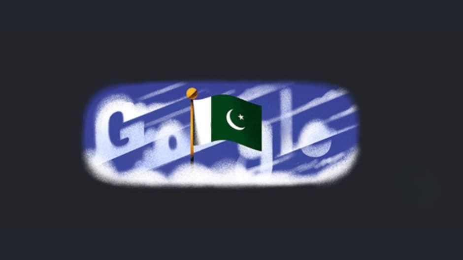 Google Celebrates Pakistans 79th Independence Day With Flag In The Sky Doodle On August 14