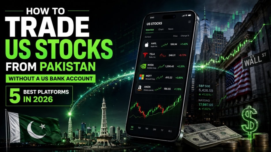 Trade US Stocks from Pakistan