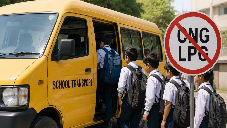 Karachi Bans Cng And Lpg Use In Student Transport Vehicles